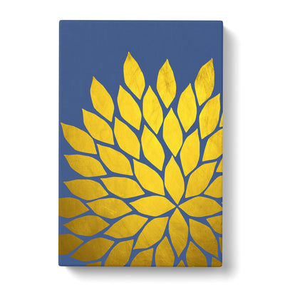Abstract Leaves No.3 Gold Canvas Print Main Image