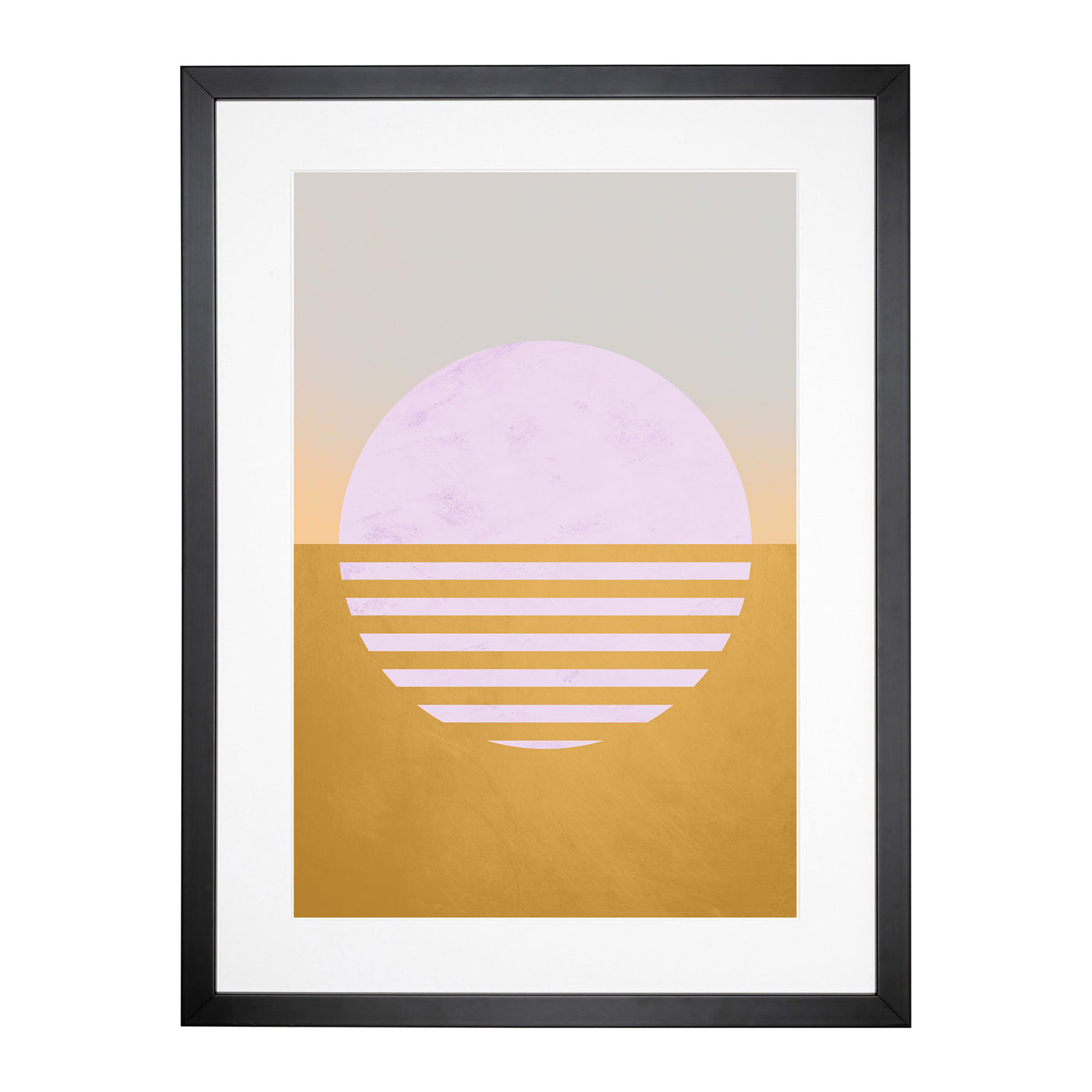 Abstract Sunset Framed Print Main Image