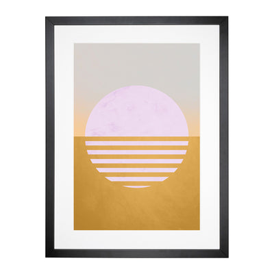 Abstract Sunset Framed Print Main Image