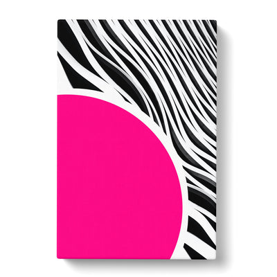 Abstract Zebra Lines No.1 Canvas Print Main Image