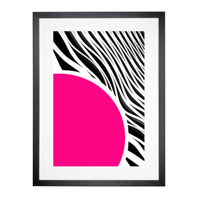 Abstract Zebra Lines No.1 Framed Print Main Image
