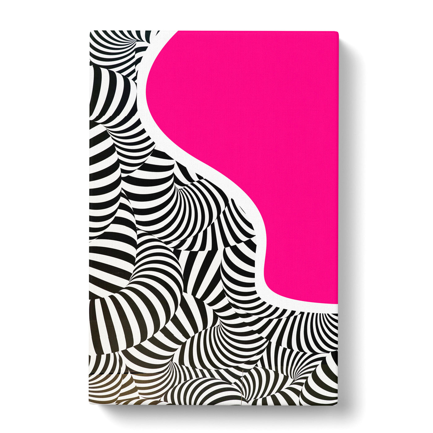 Abstract Zebra Lines No.2 Canvas Print Main Image