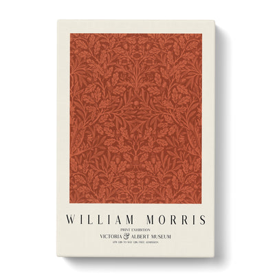 Acorns And Oak Leaves Print By William Morris Canvas Print Main Image