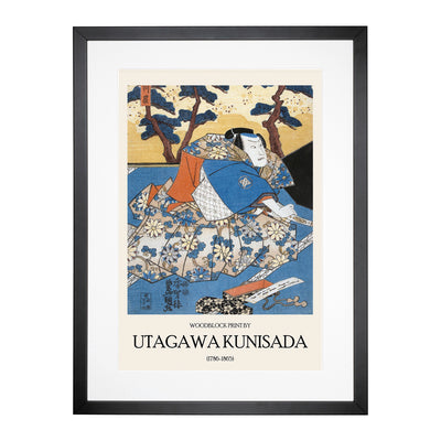 Actor Print By Utagawa Kunisada.Jpeg Framed Print Main Image