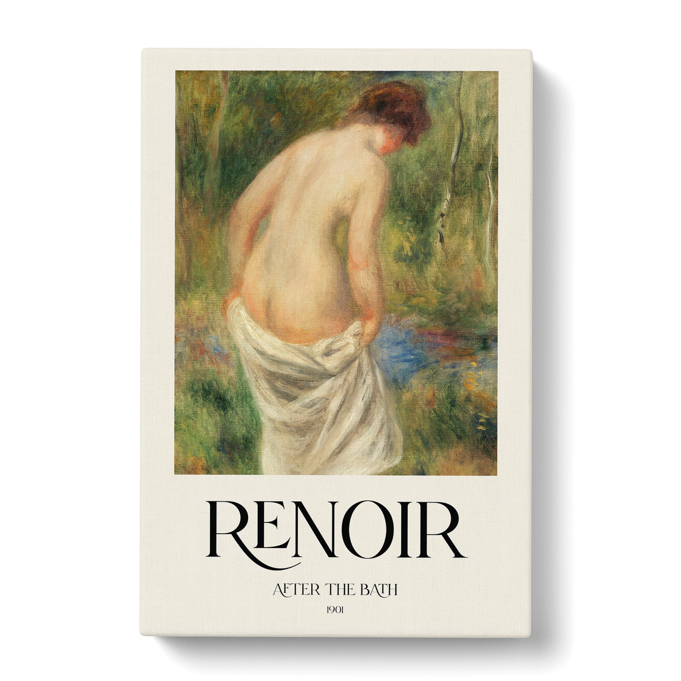 After The Bath Print By Pierre-Auguste Renoir Canvas Print Main Image