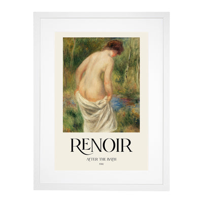 After The Bath Print By Pierre-Auguste Renoir