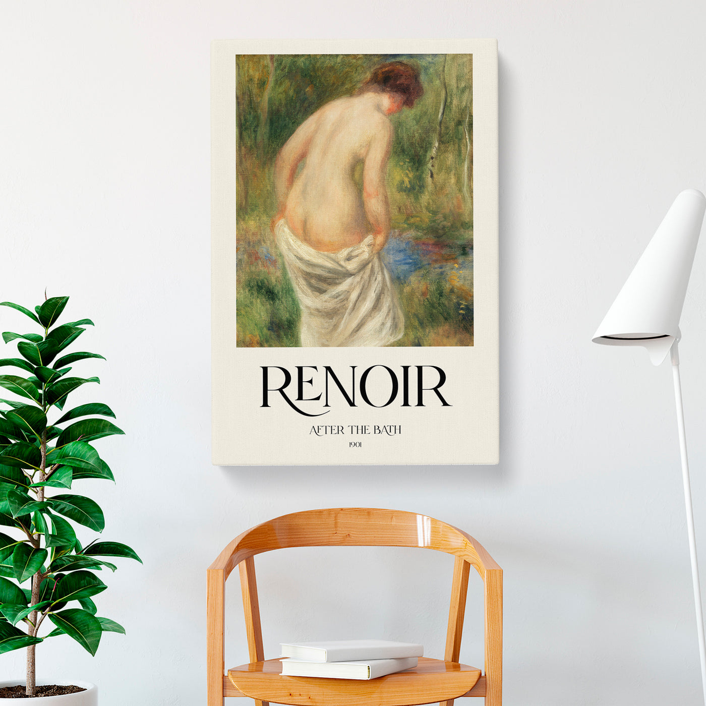 After The Bath Print By Pierre-Auguste Renoir