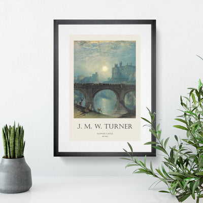 Alnwick Castle Print By Joseph-Mallord William Turner