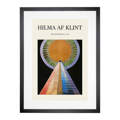 Altarpiece No.1 Print By Hilma Af Klint Framed Print Main Image