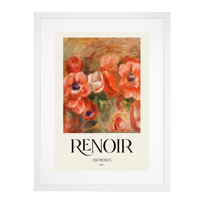 Anemones Print By Pierre-Auguste Renoir