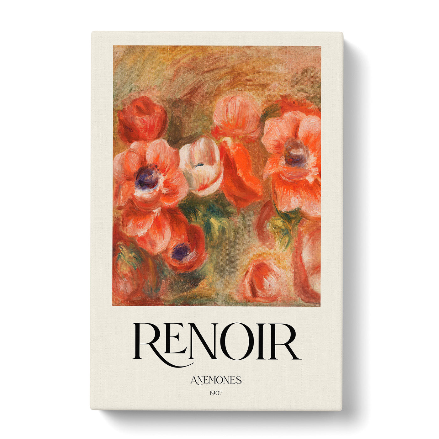Anemones Print By Pierre-Auguste Renoir Canvas Print Main Image