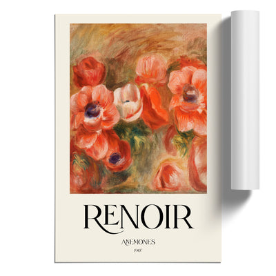 Anemones Print By Pierre-Auguste Renoir