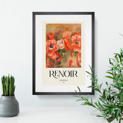 Anemones Print By Pierre-Auguste Renoir