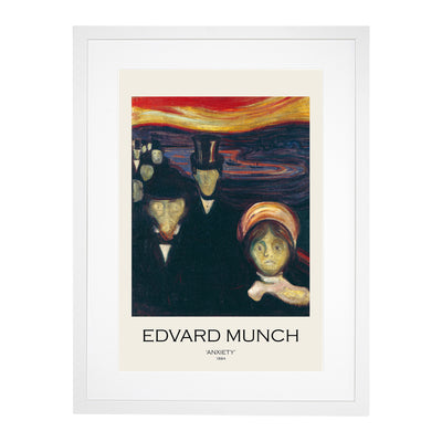 Anxiety Print By Edvard Munch