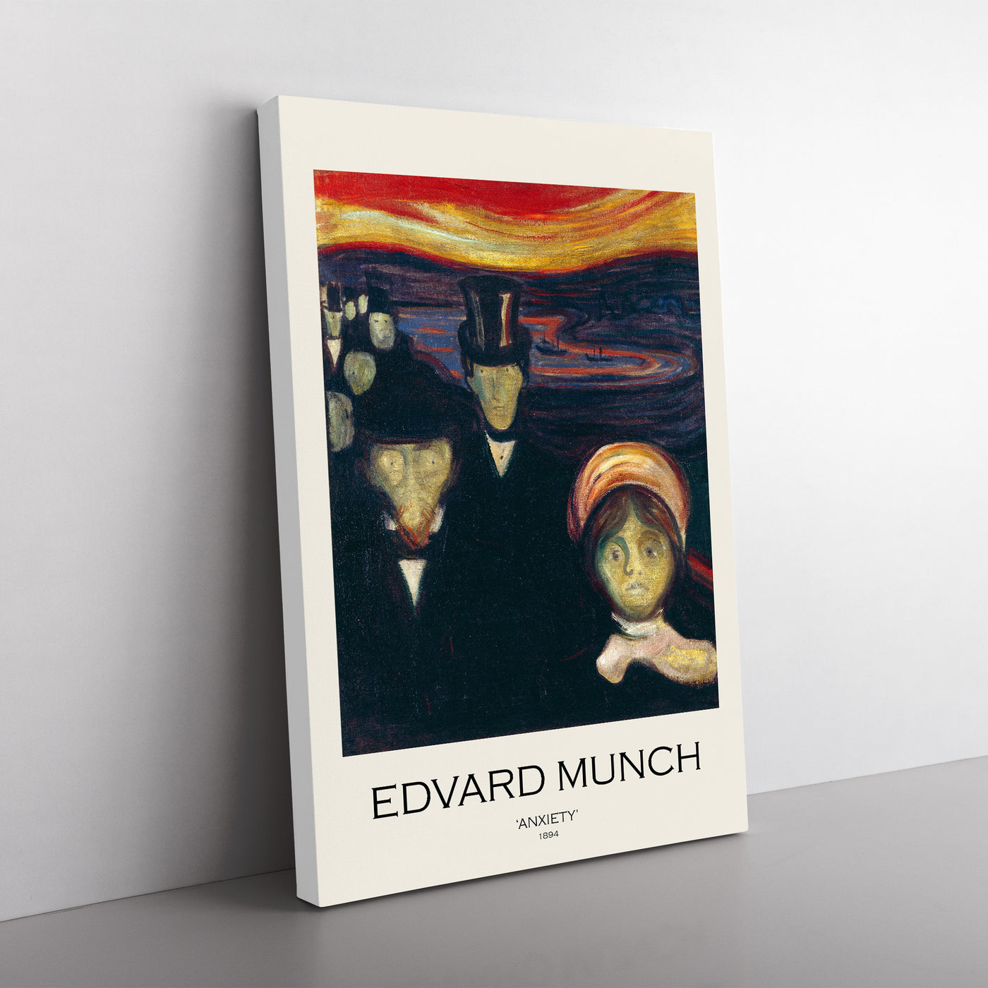 Anxiety Print By Edvard Munch