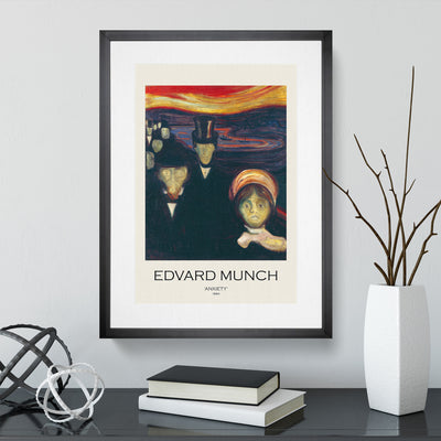 Anxiety Print By Edvard Munch