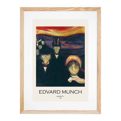 Anxiety Print By Edvard Munch