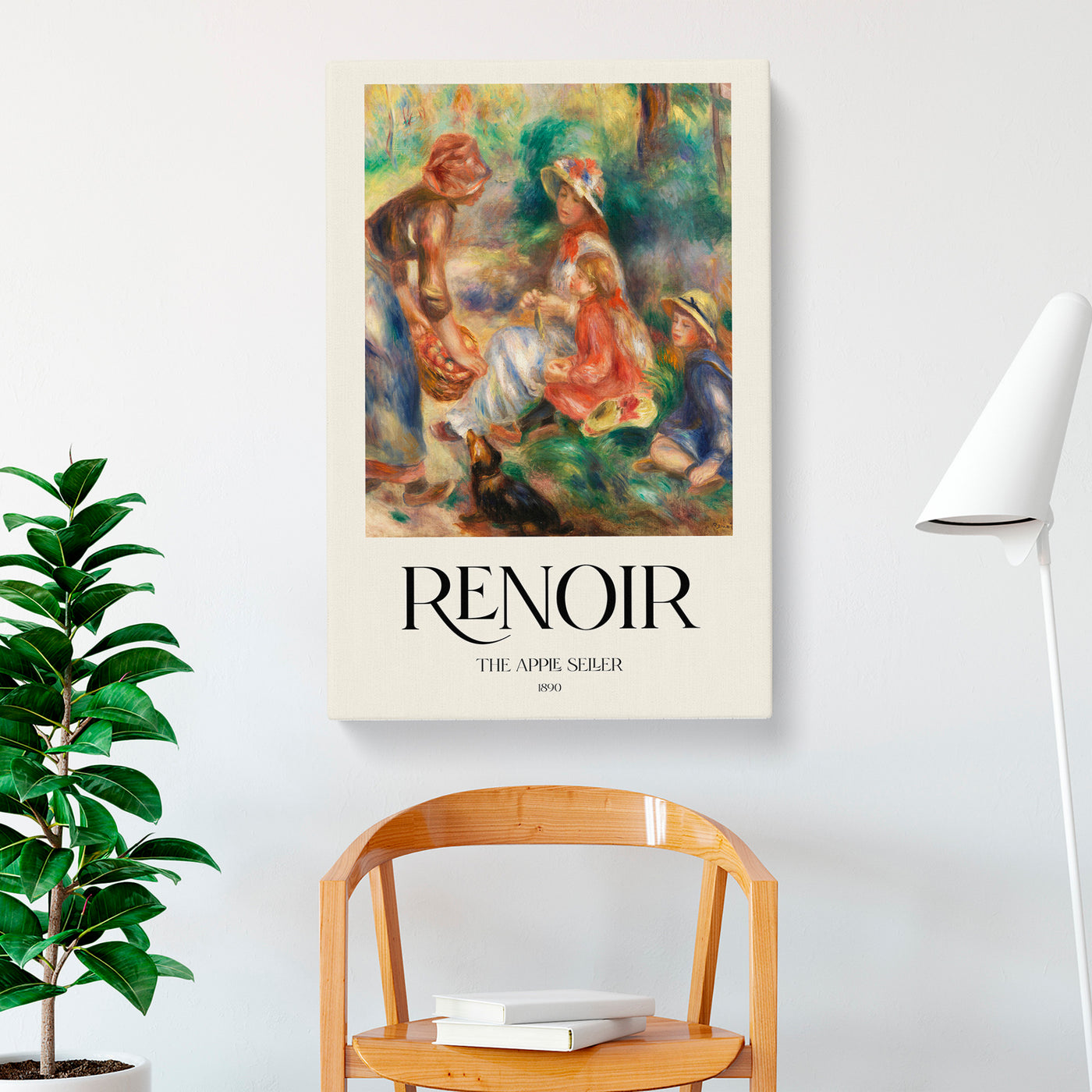 Apple Vendor Print By Pierre-Auguste Renoir
