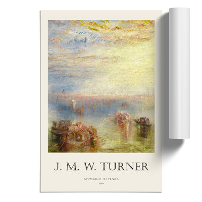 Approach To Venice Print By Joseph-Mallord William Turner