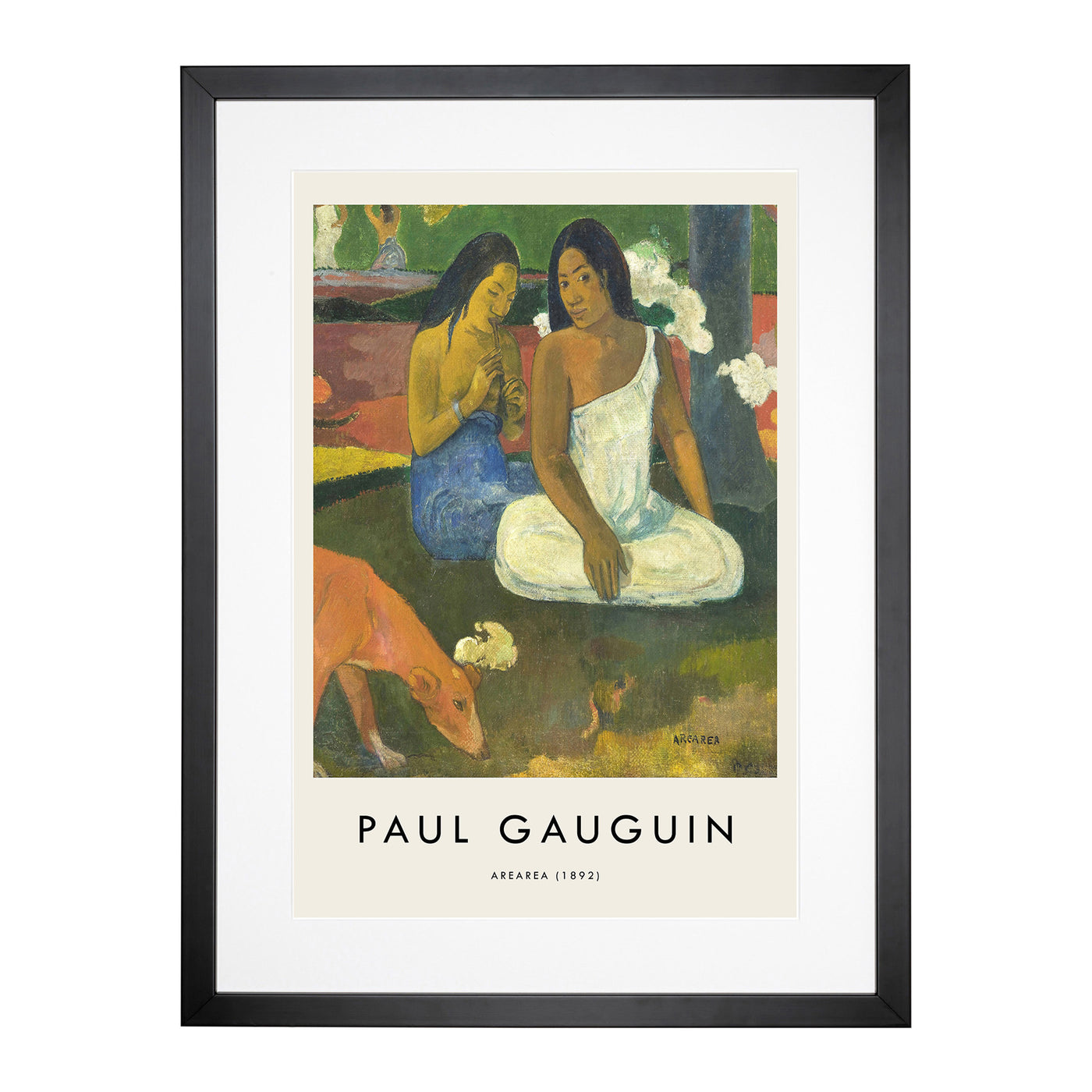 Arearea Print By Paul Gauguin Framed Print Main Image