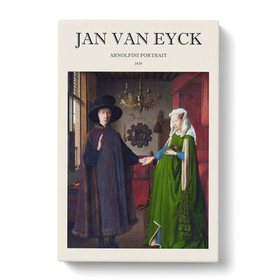 Arnolfini Portrait Print By Jan Van Eyck Canvas Print Main Image