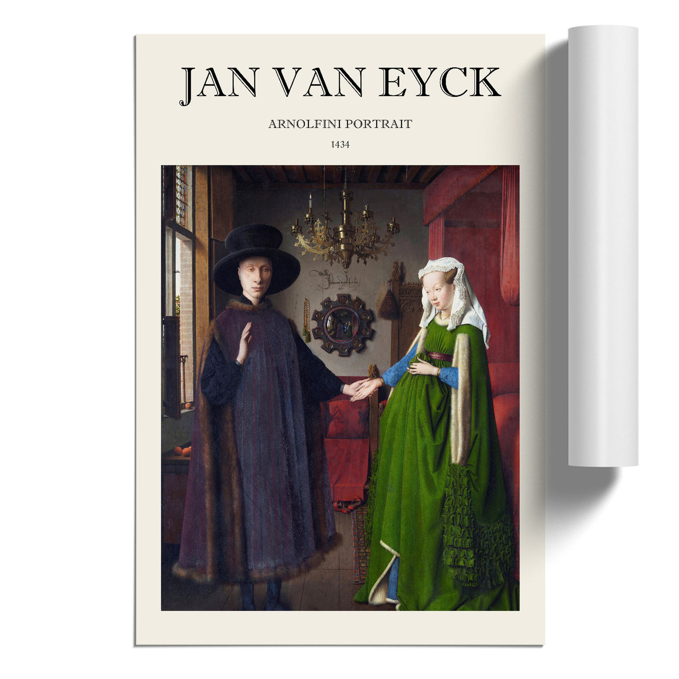 Arnolfini Portrait Print By Jan Van Eyck