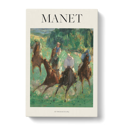 At The Races Print By Edouard Manet Canvas Print Main Image