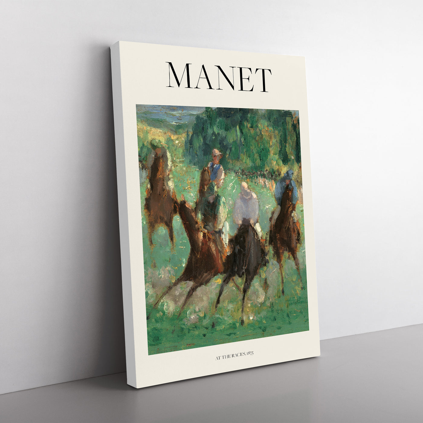 At The Races Print By Edouard Manet