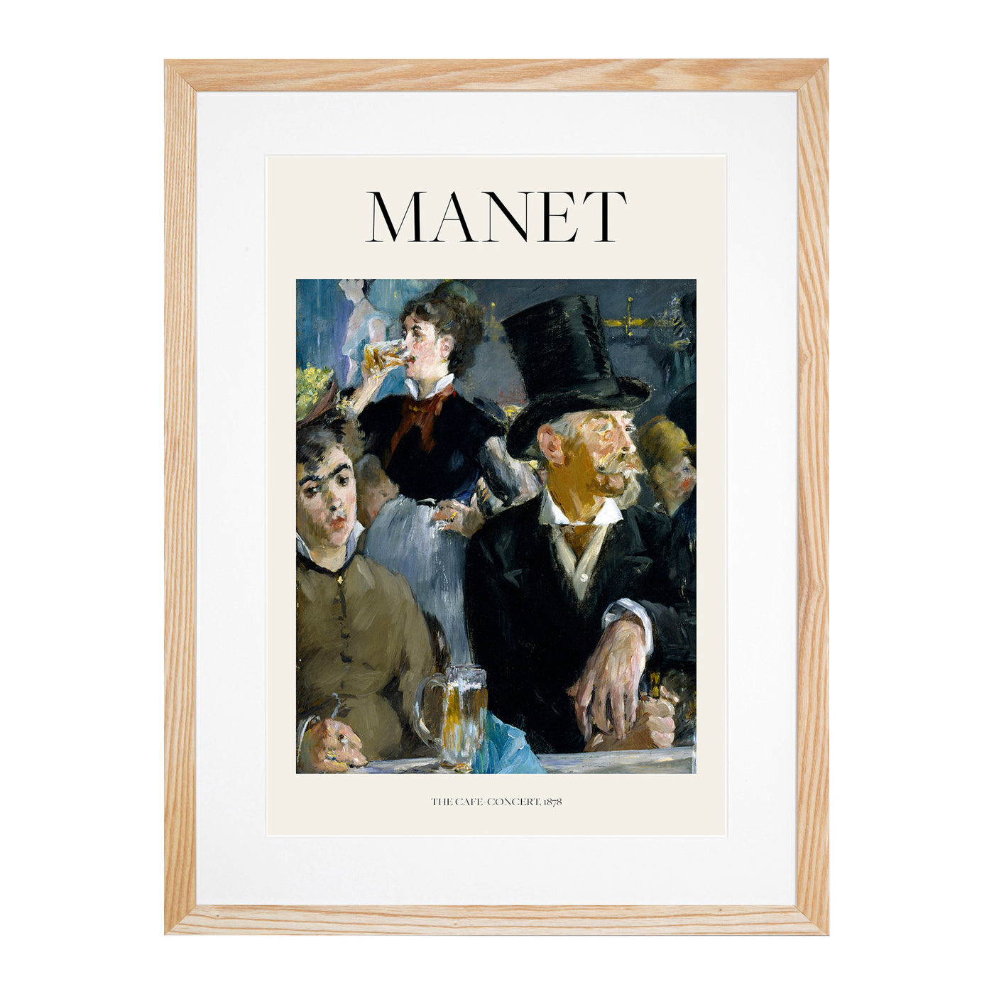 At The Cafe Print By Edouard Manet