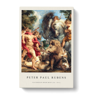 Attack Print By Peter Paul Rubens Canvas Print Main Image