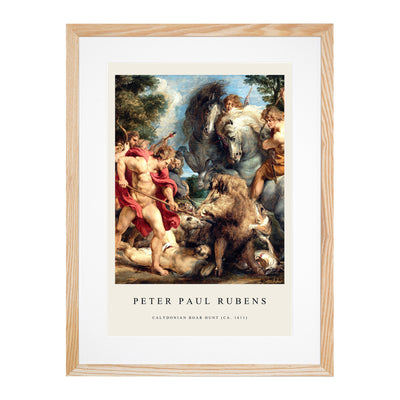 Attack Print By Peter Paul Rubens