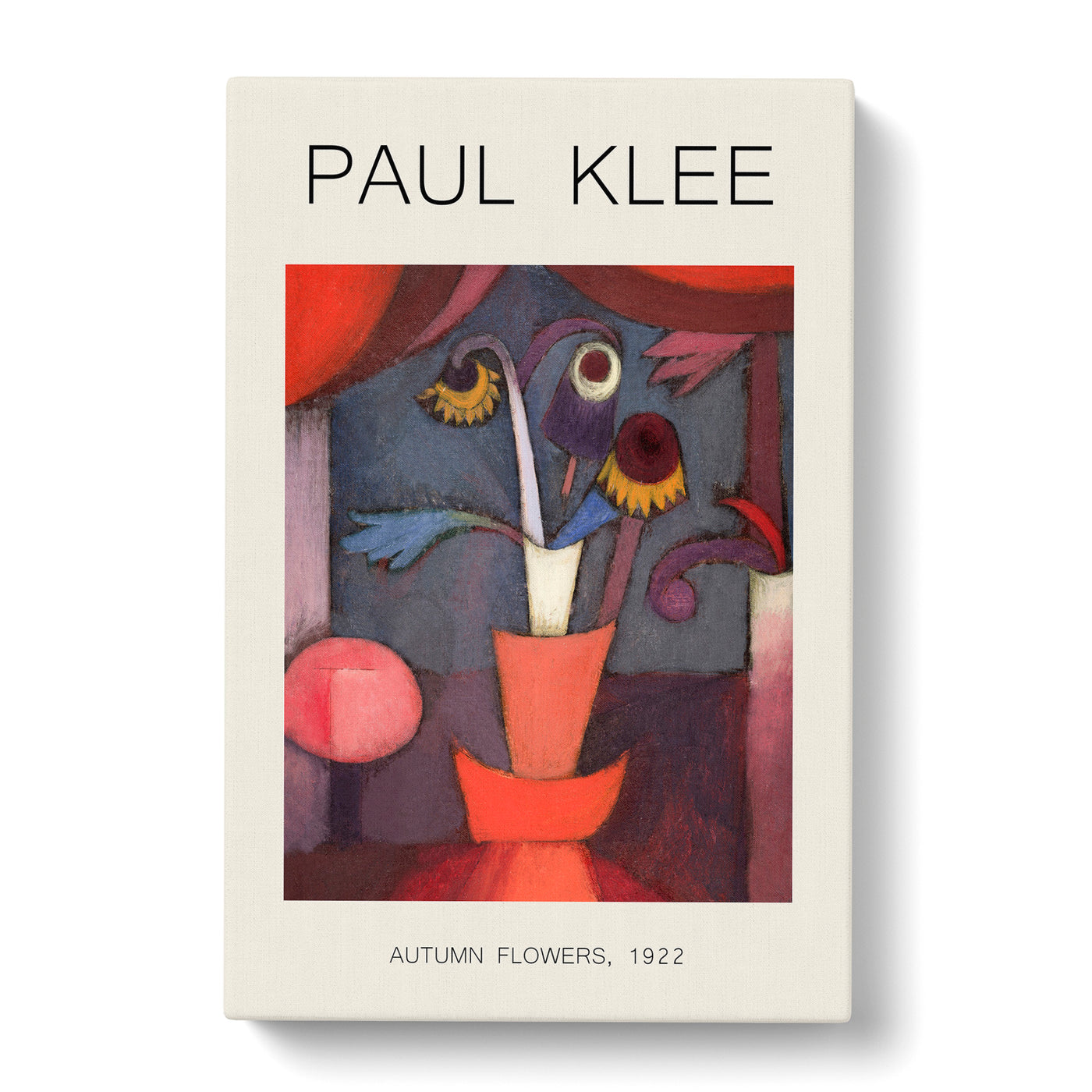 Autumn Flower Print By Paul Klee Canvas Print Main Image