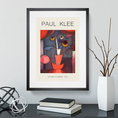 Autumn Flower Print By Paul Klee