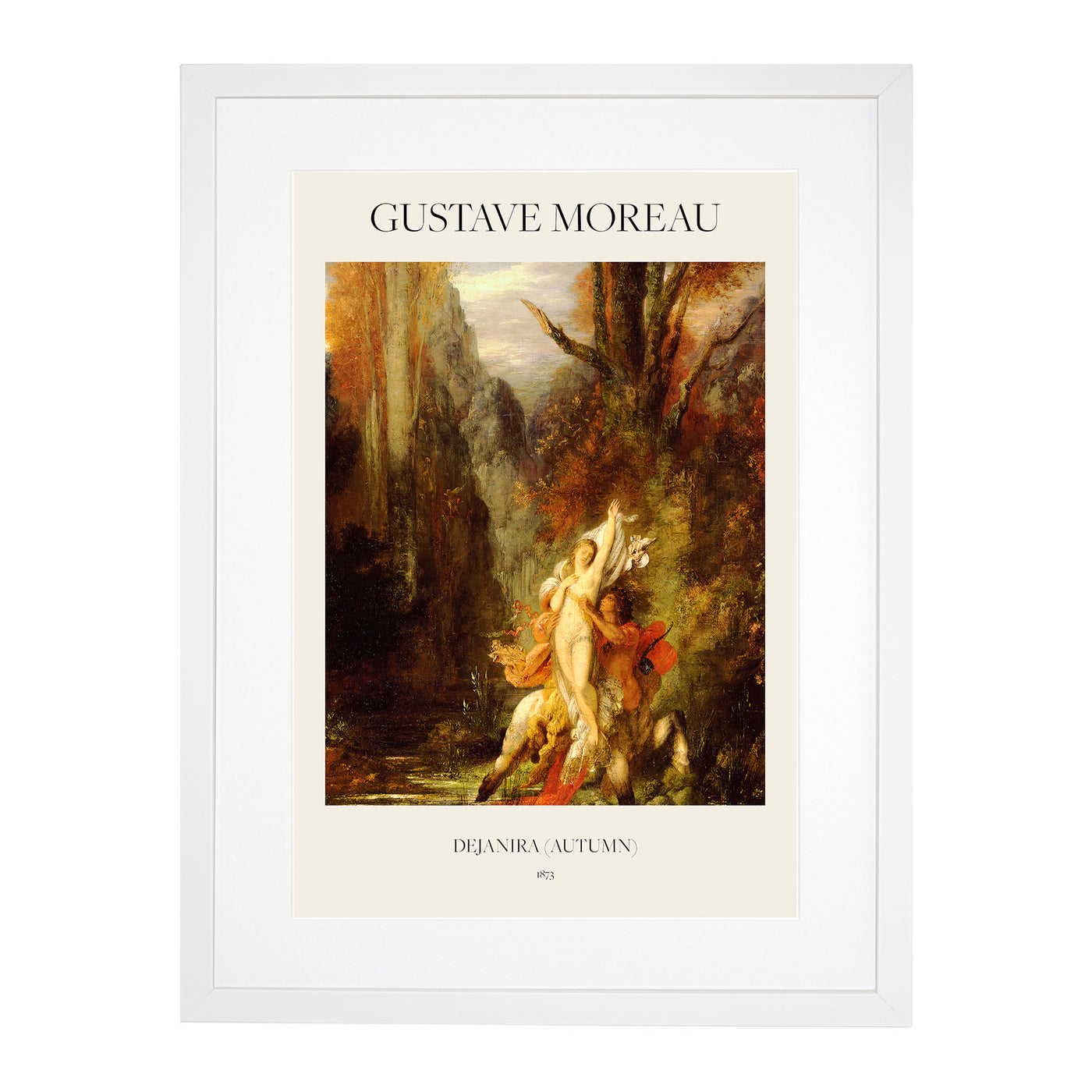 Autumn Print By Gustave Moreau