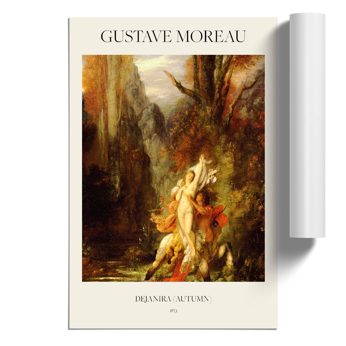 Autumn Print By Gustave Moreau