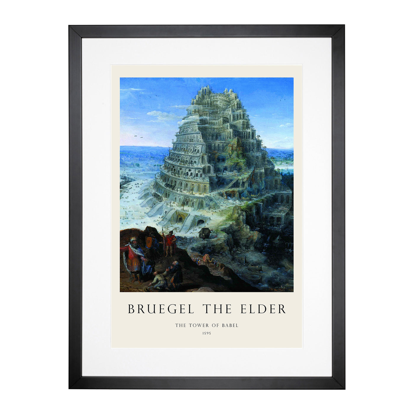 Babel Print By Pieter Bruegel The Elder Framed Print Main Image