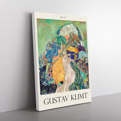 Baby Cradle Print By Gustav Klimt