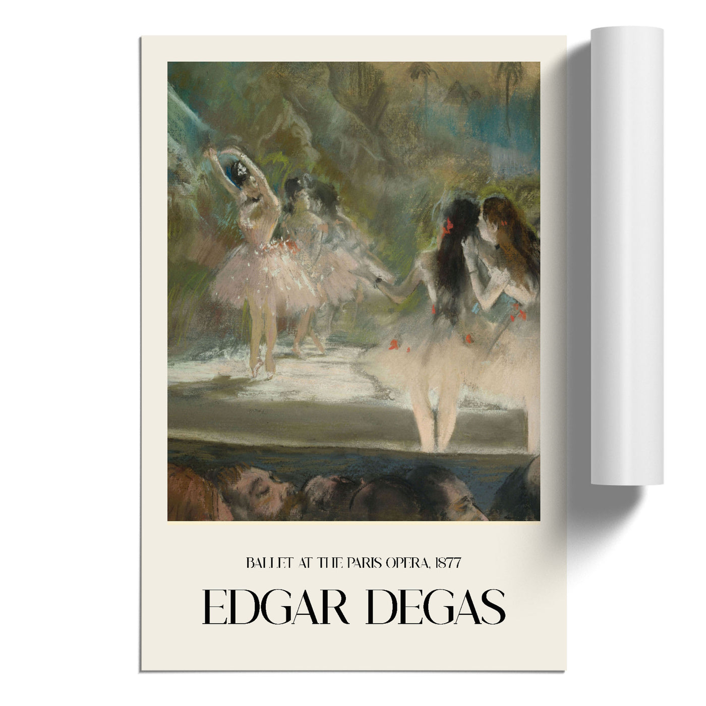 Ballet At The Paris Opera Print By Edgar Degas