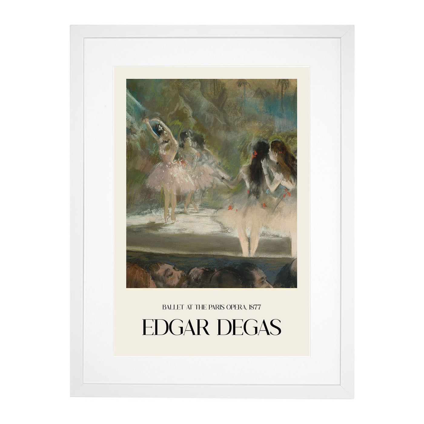 Ballet At The Paris Opera Print By Edgar Degas