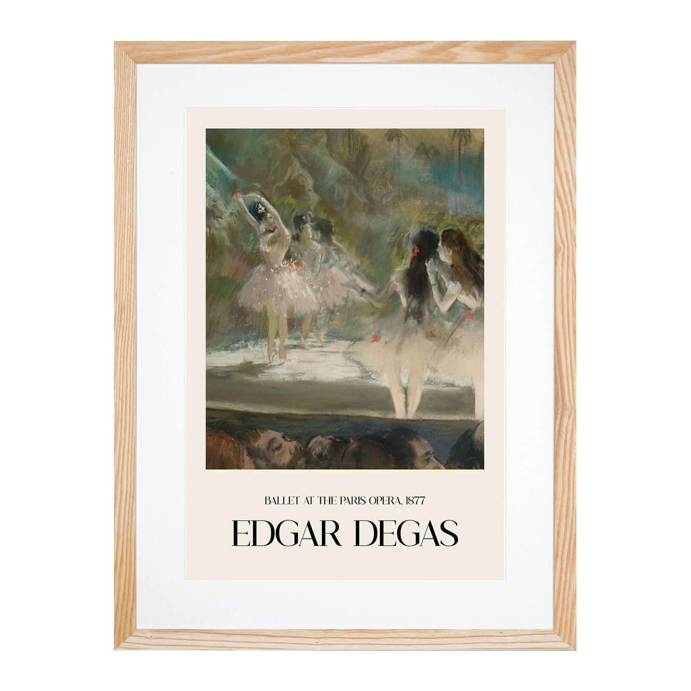 Ballet At The Paris Opera Print By Edgar Degas