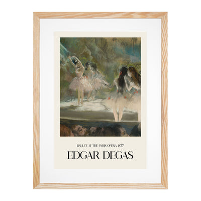 Ballet At The Paris Opera Print By Edgar Degas