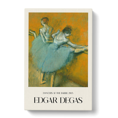Ballet Ballerina Dancers At The Bar Print By Edgar Degas Canvas Print Main Image