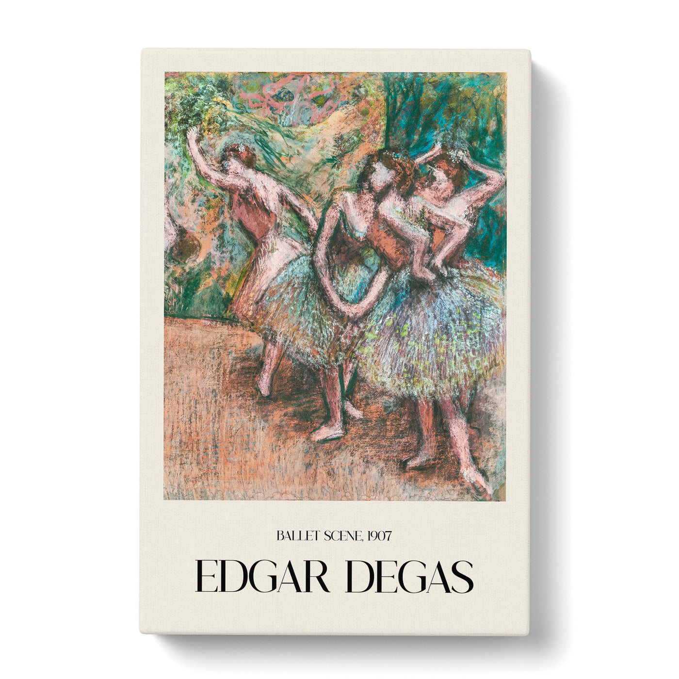 Ballet Scene Print By Edgar Degas Canvas Print Main Image