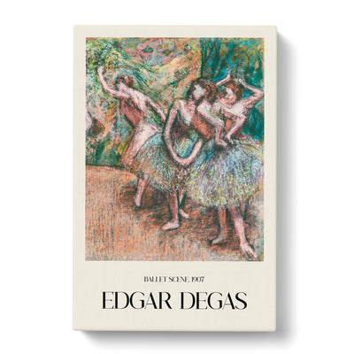 Ballet Scene Print By Edgar Degas Canvas Print Main Image