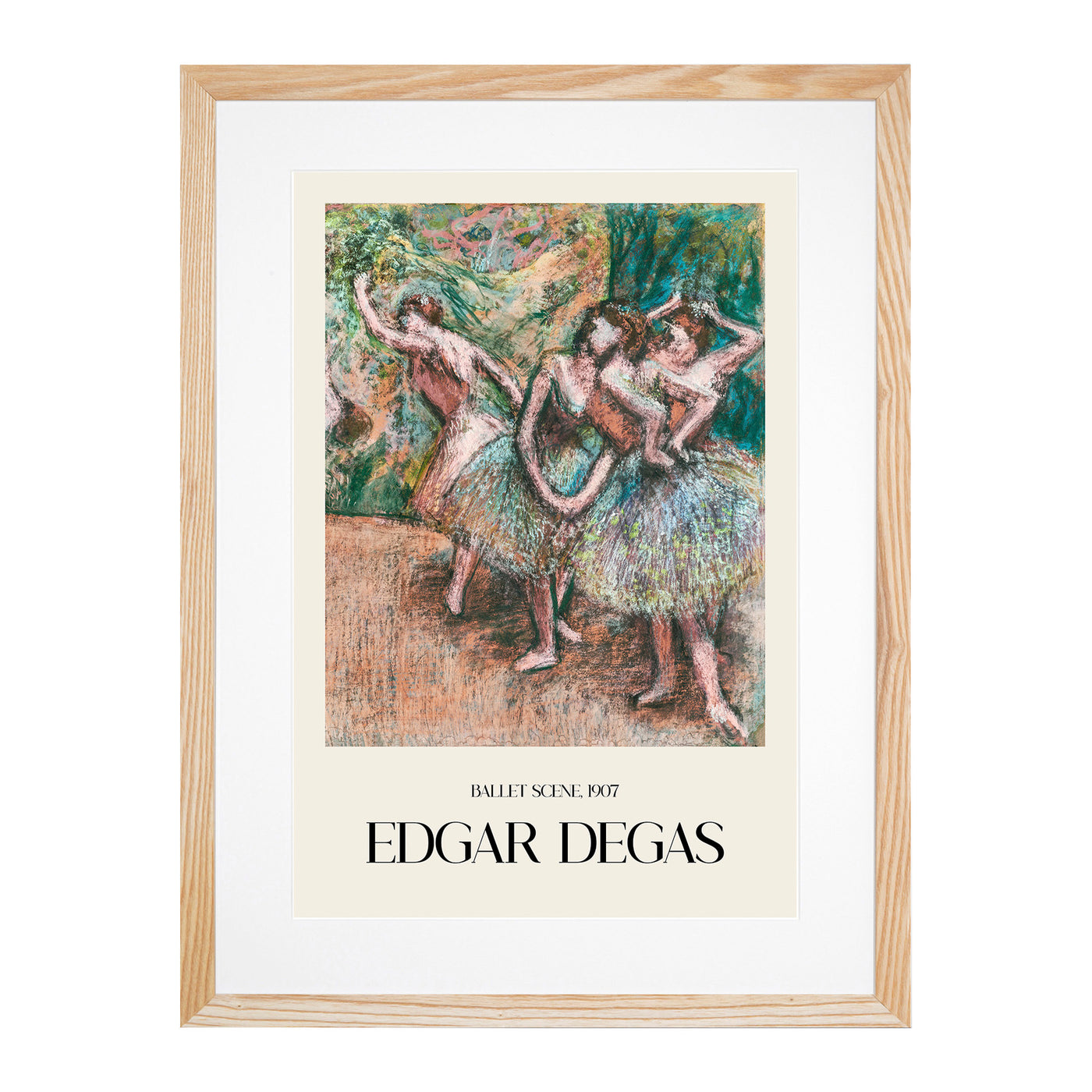 Ballet Scene Print By Edgar Degas