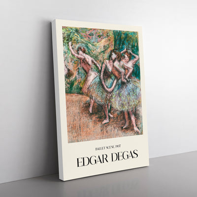 Ballet Scene Print By Edgar Degas