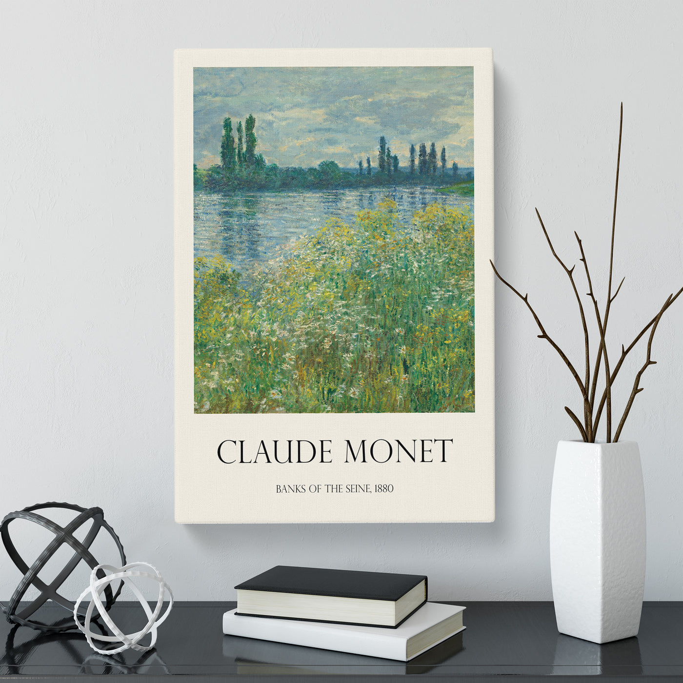 Banks Of The Seine Print By Claude Monet