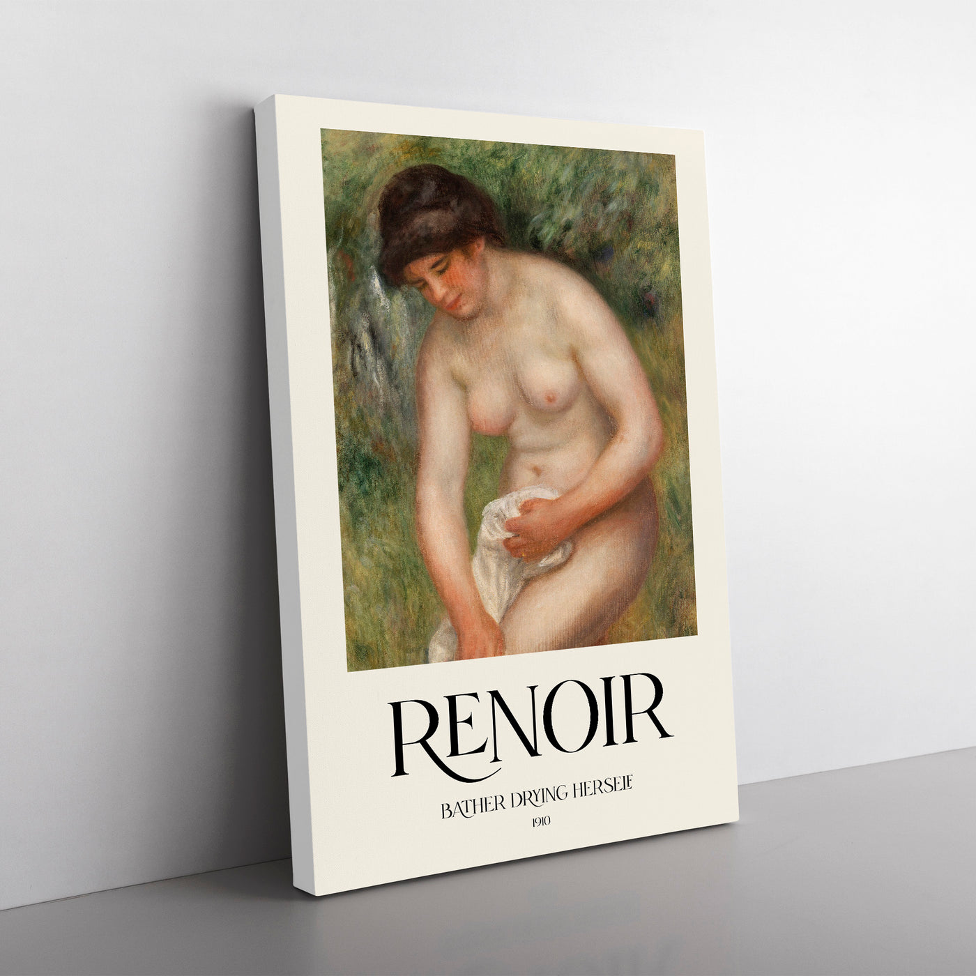 Bather Drying Herself Vol.1 Print By Pierre-Auguste Renoir