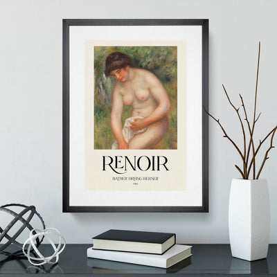 Bather Drying Herself Vol.1 Print By Pierre-Auguste Renoir