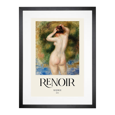 Bather Print By Pierre-Auguste Renoir Framed Print Main Image